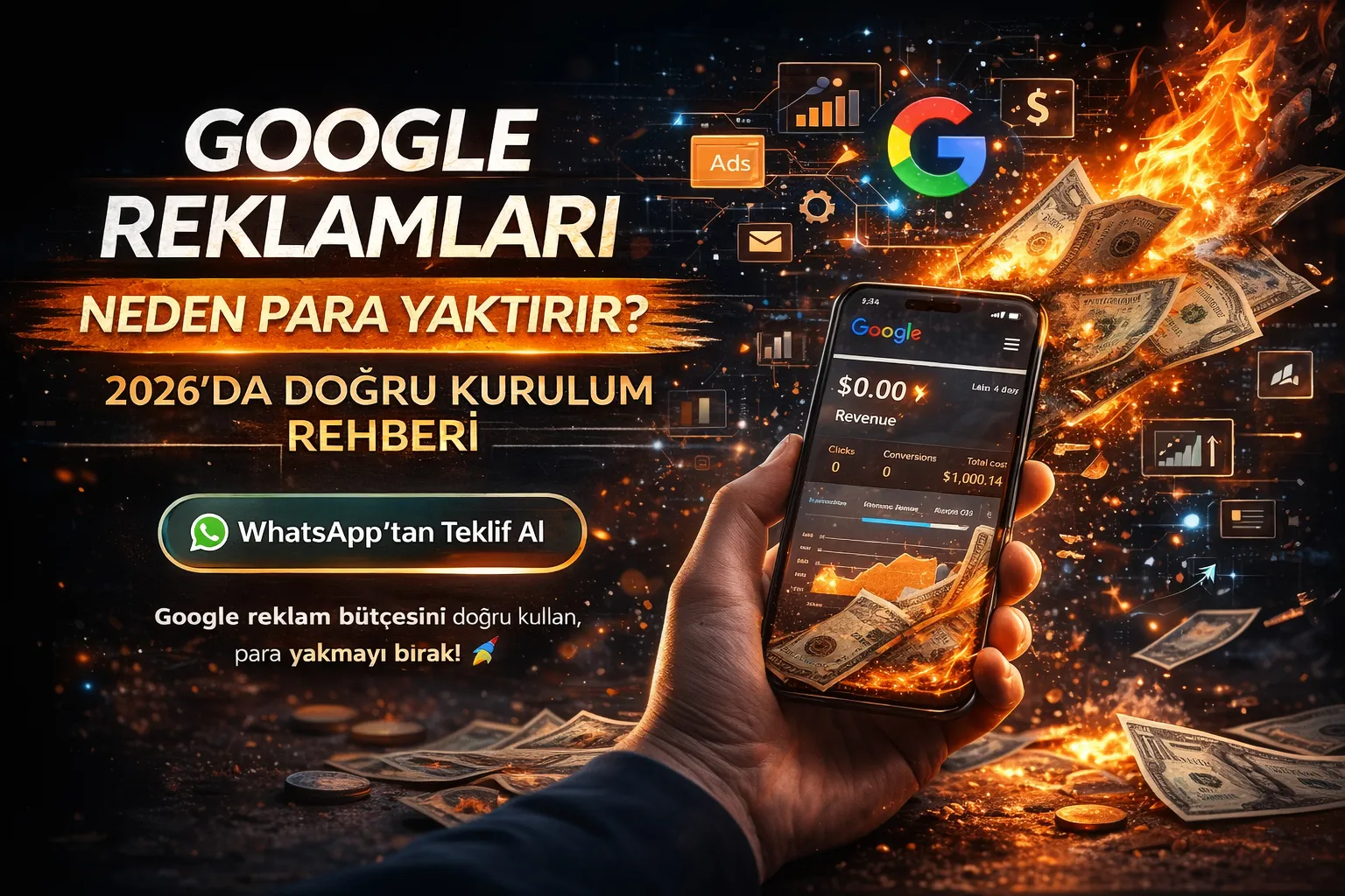 Google Reklamları Neden Para Yaktırır? 2026'da Doğru Kurulum Rehberi